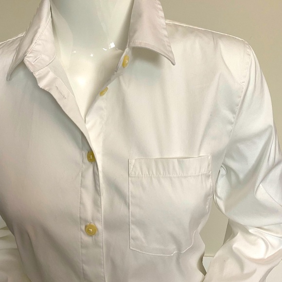 Banana Republic White Blouse Long Sleeved - Picture 2 of 11
